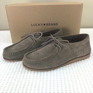 NEW! LUCKY BRAND 'Acaciah' brindle suede lace-up - SZ 6